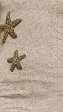 Esmi Starfish Mini Dress - Beige