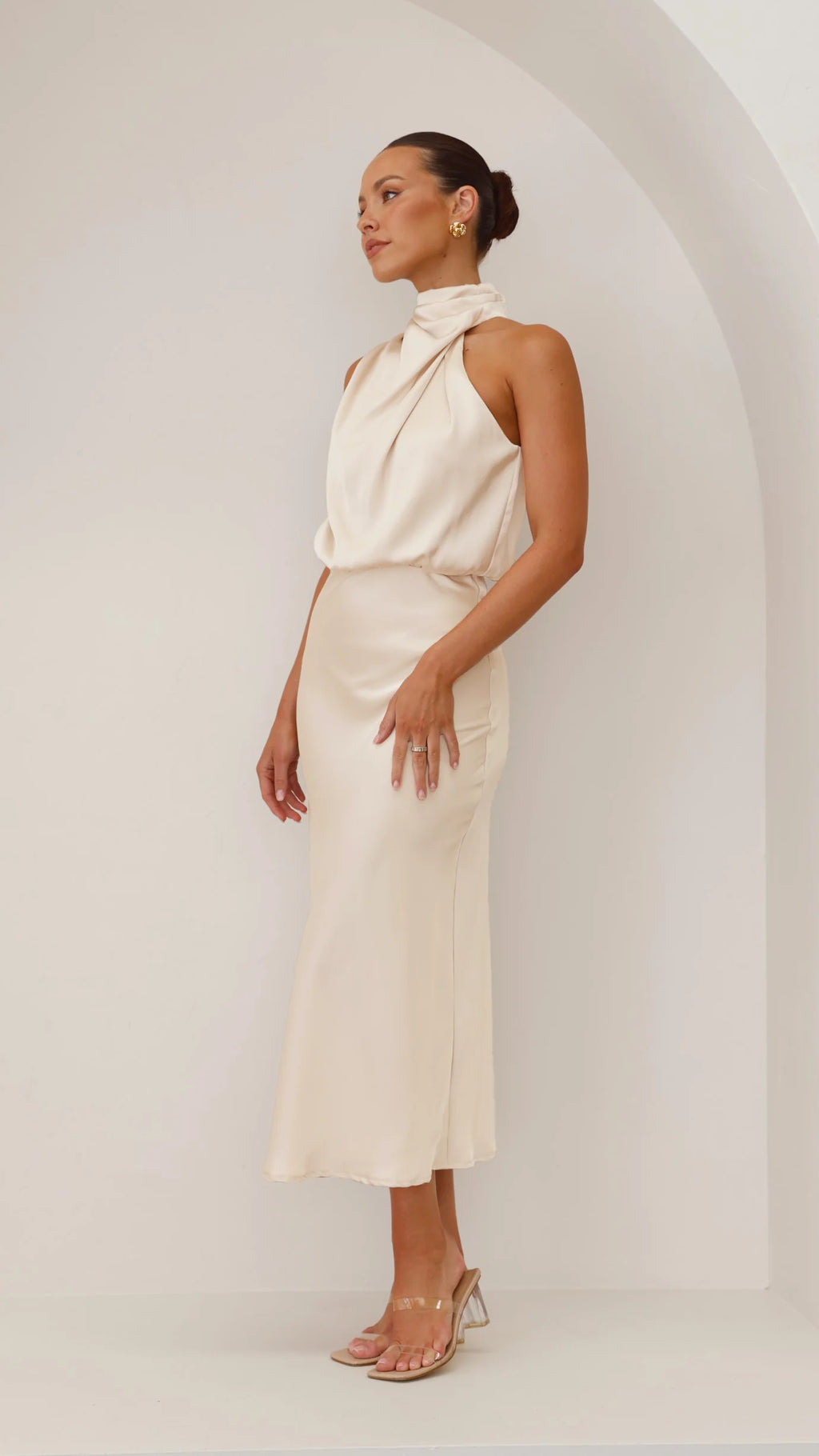 Esther Maxi Dress - Soft Gold