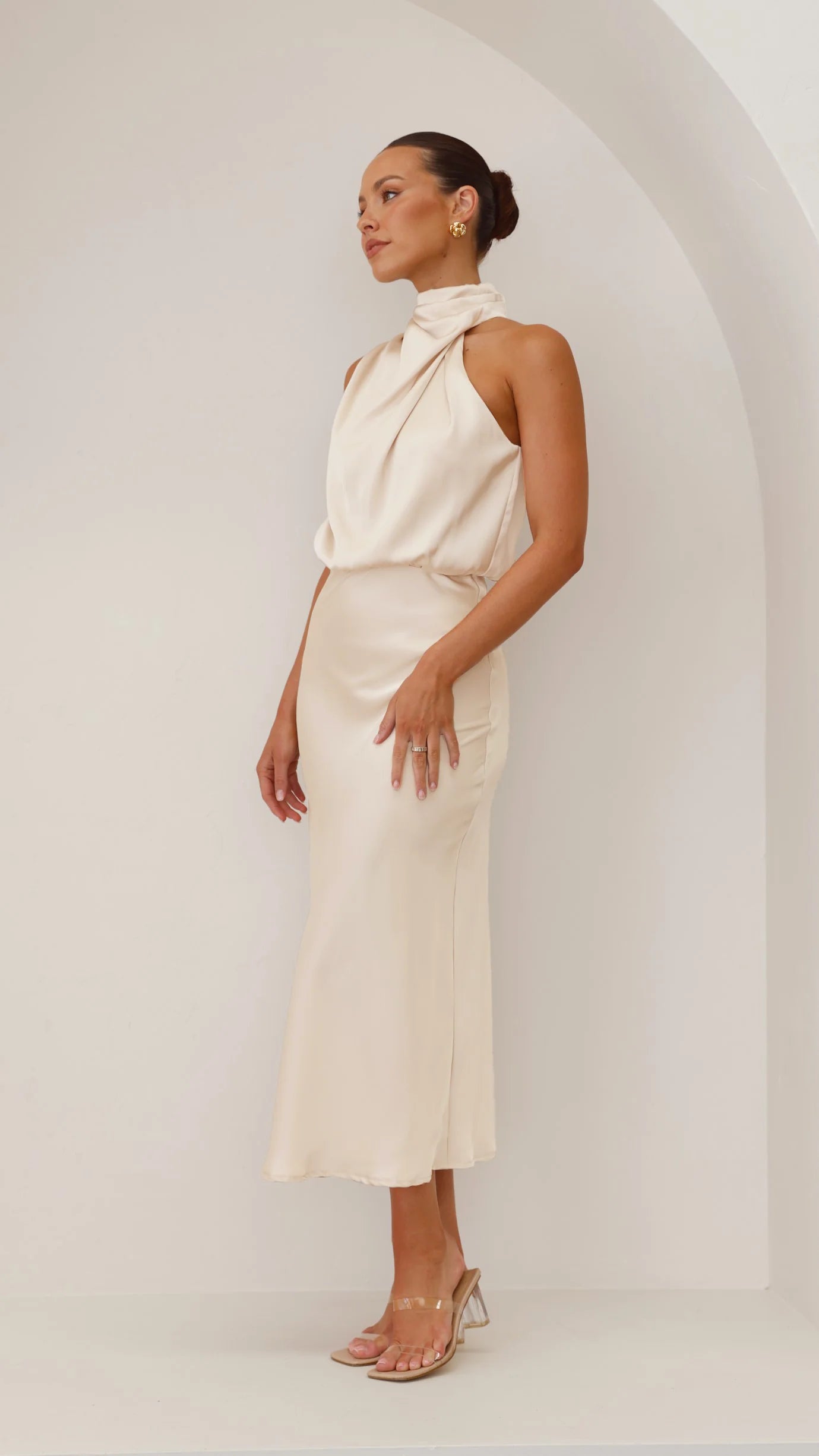 Esther Maxi Dress - Soft Gold