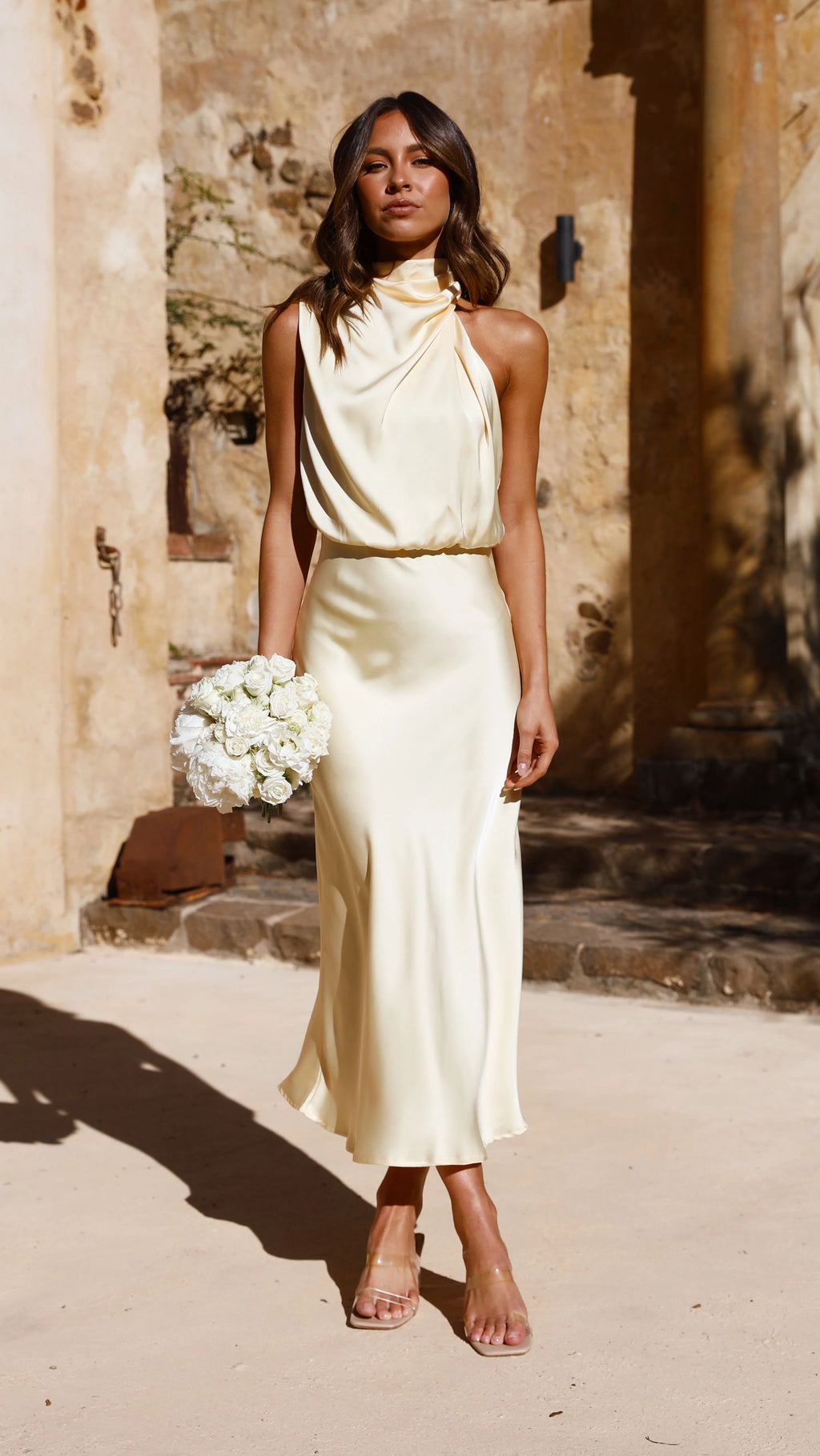 Esther Maxi Dress - Lemon