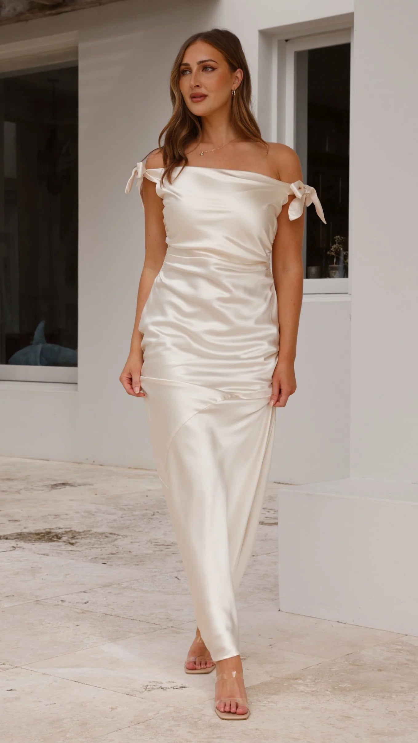 Frida Maxi Dress - Champagne