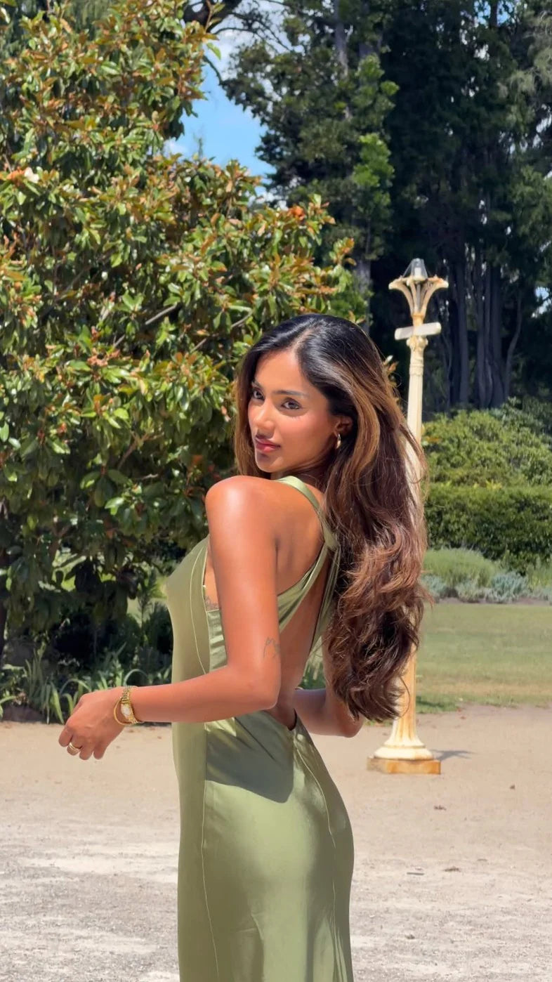 Eva Maxi Dress - Olive