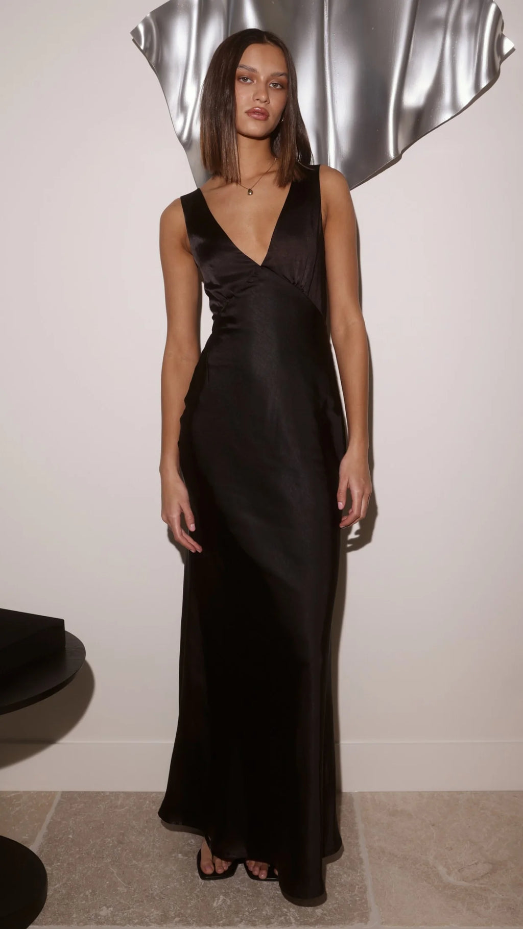 Sofia Maxi Dress - Black