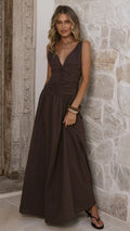 Sanya Maxi Dress - Chocolate