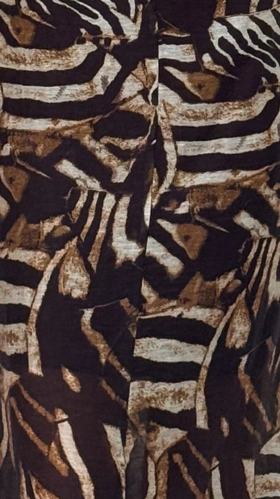 Sharn Maxi Dress - Chocolate Zebra