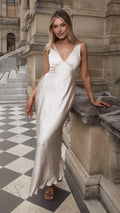 Sofia Maxi Dress - Champagne