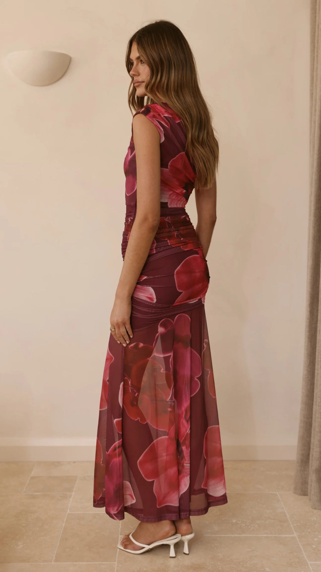 Delara Maxi Dress - Fuchsia