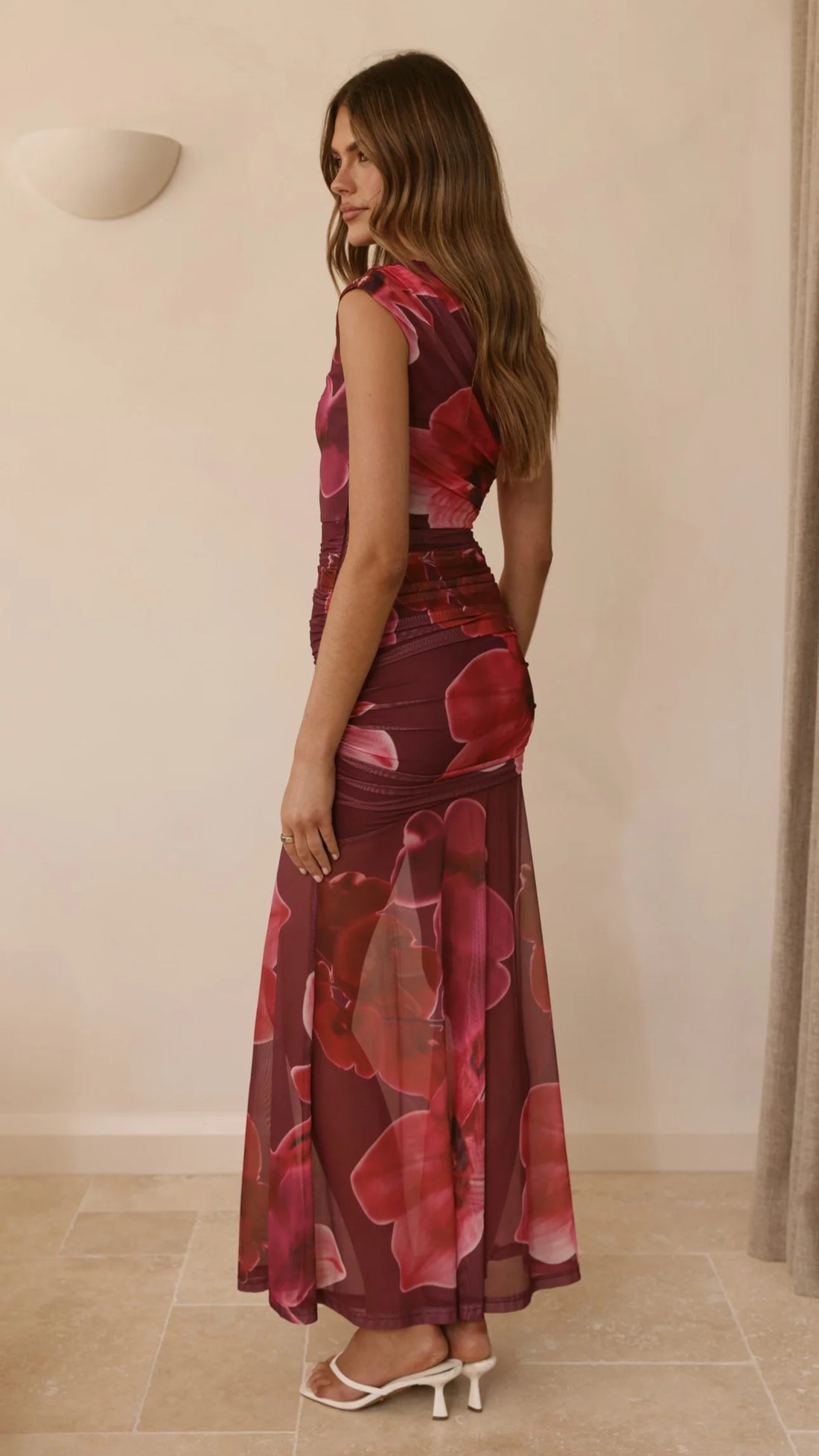 Delara Maxi Dress - Fuchsia