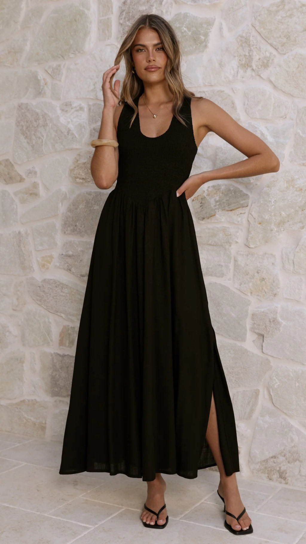 Amira Maxi Dress - Black