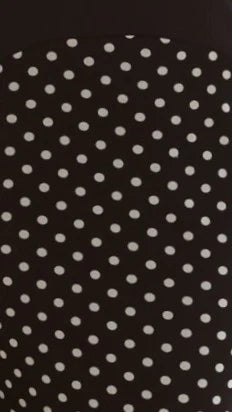 Bonnie Maxi Dress - Black/White Polka
