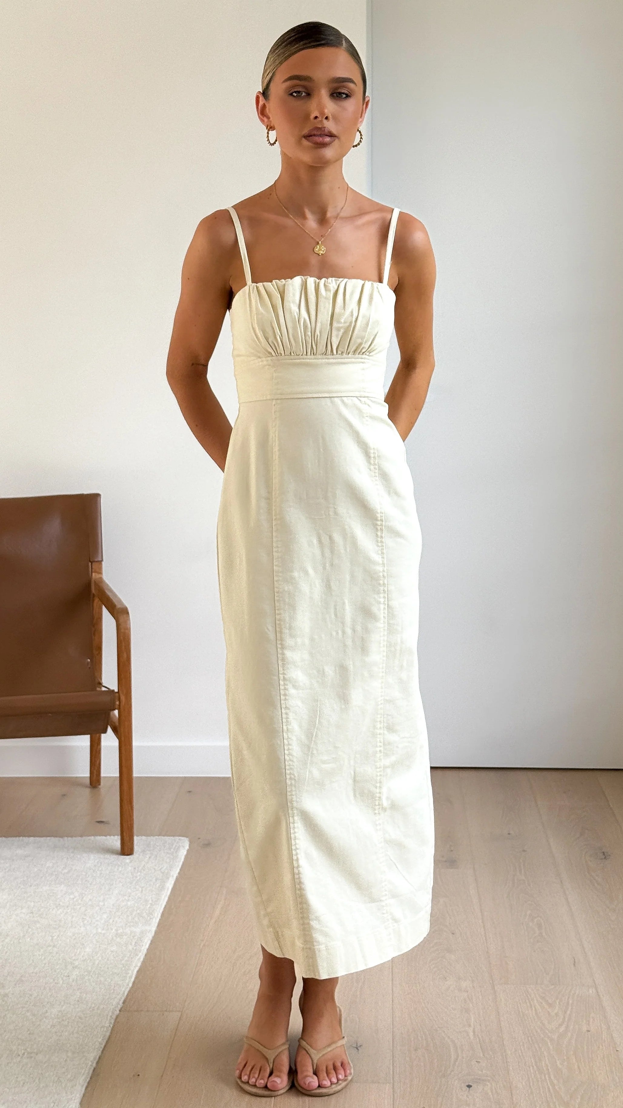 Kiara Maxi Dress - Cream