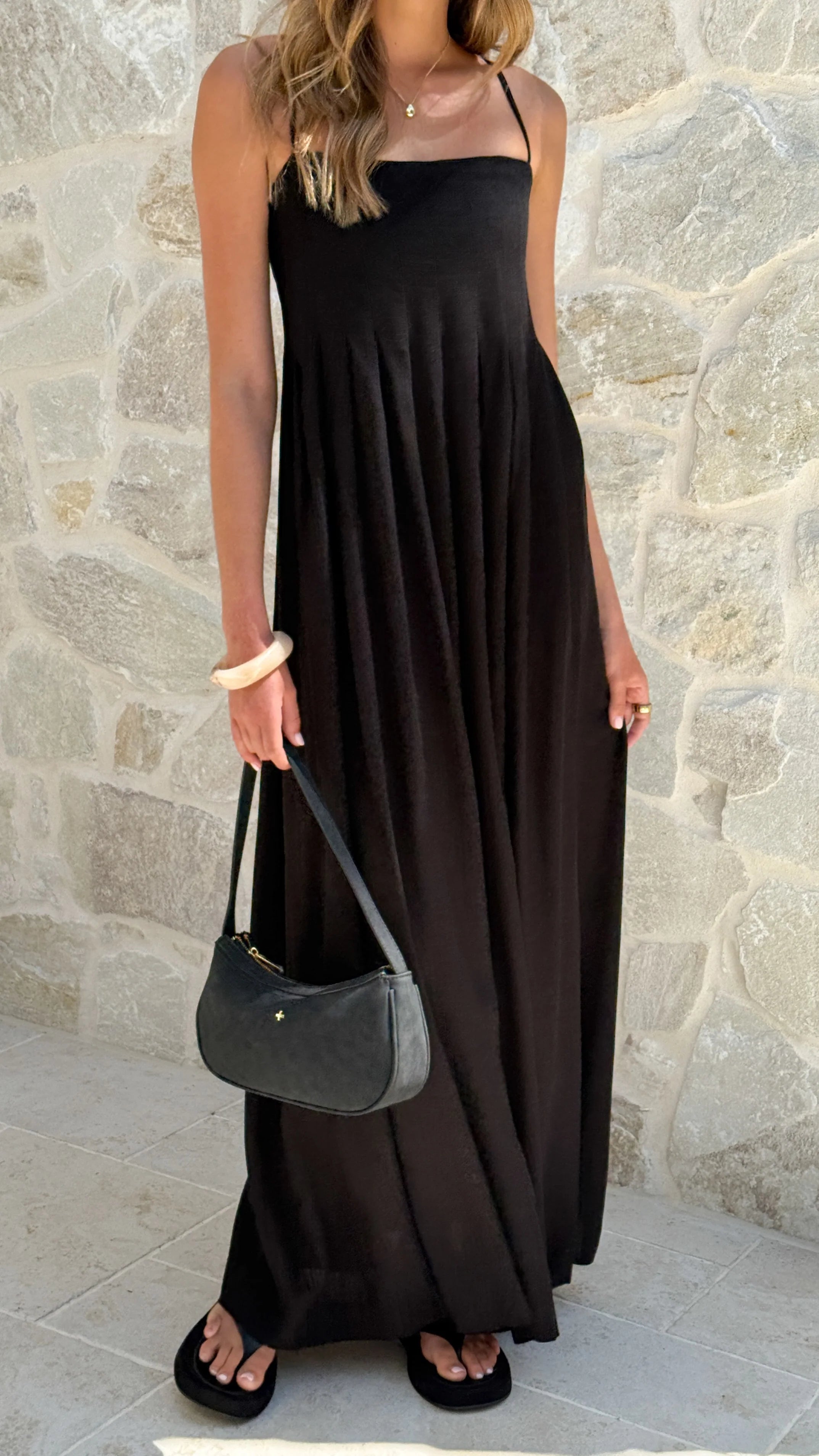 Pippy Maxi Dress - Black