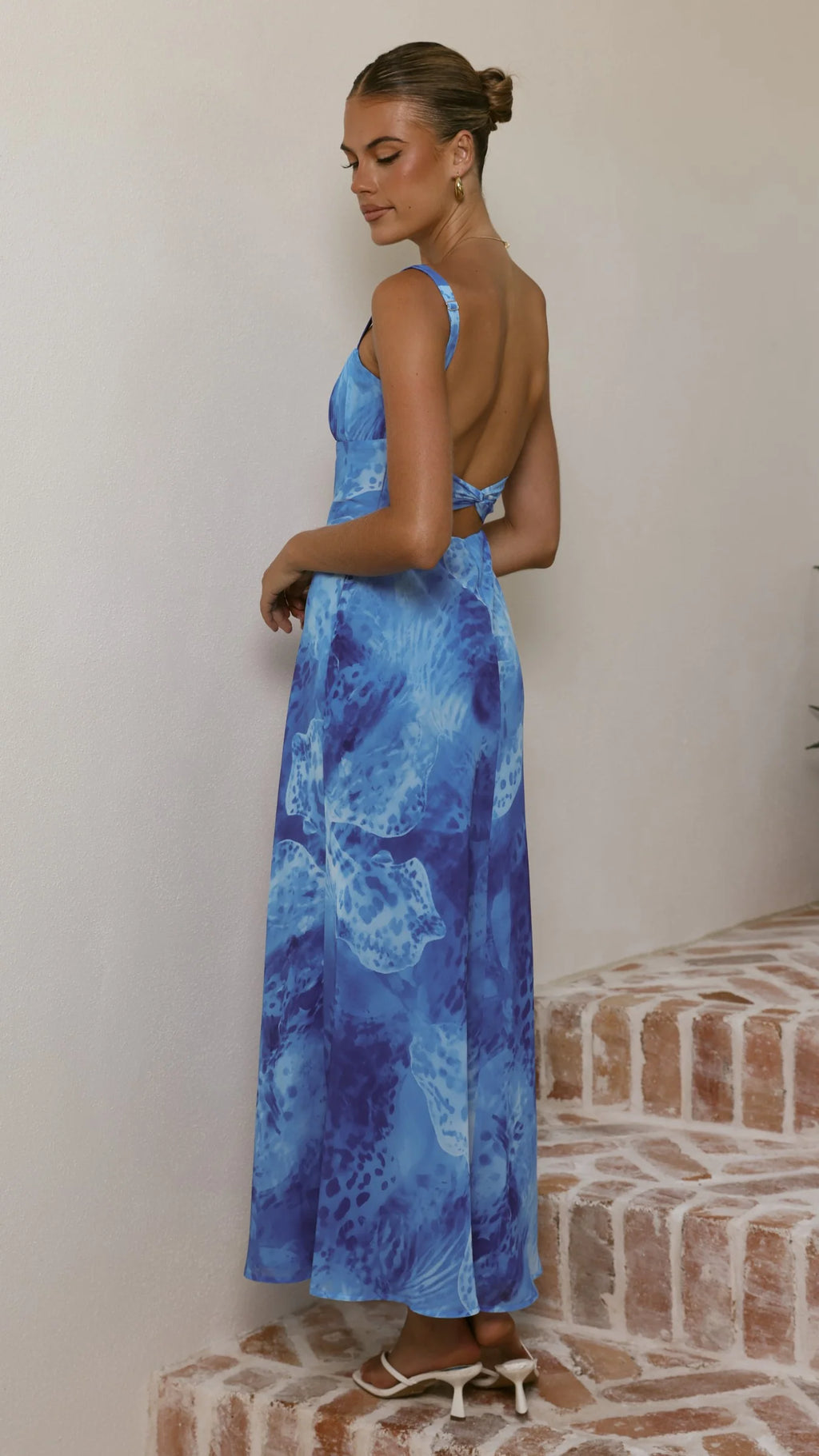 Margo Midi Dress - Ocean Blue