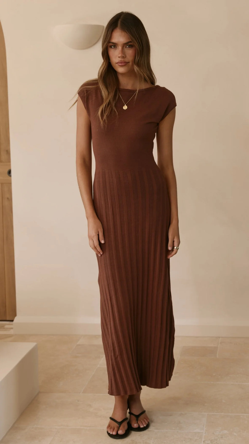 Marni Maxi Dress - Chocolate