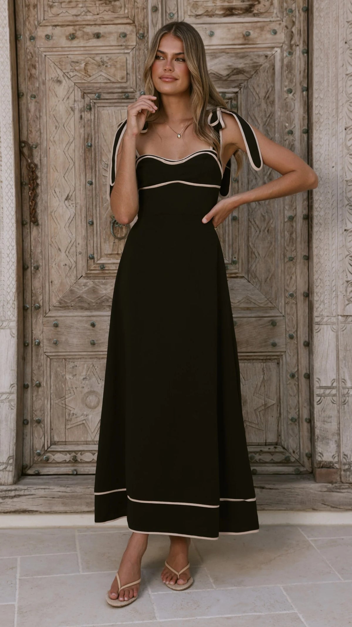 Beverly Maxi Dress - Black