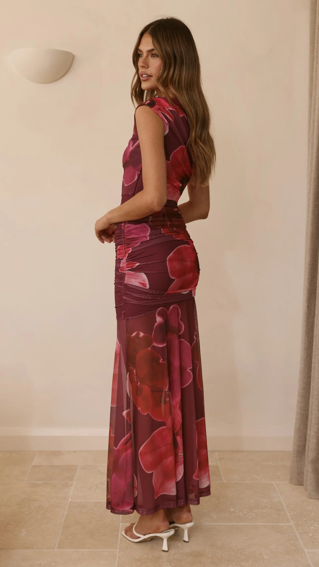 Delara Maxi Dress - Fuchsia