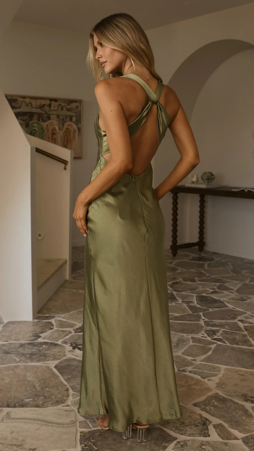 Eva Maxi Dress - Olive