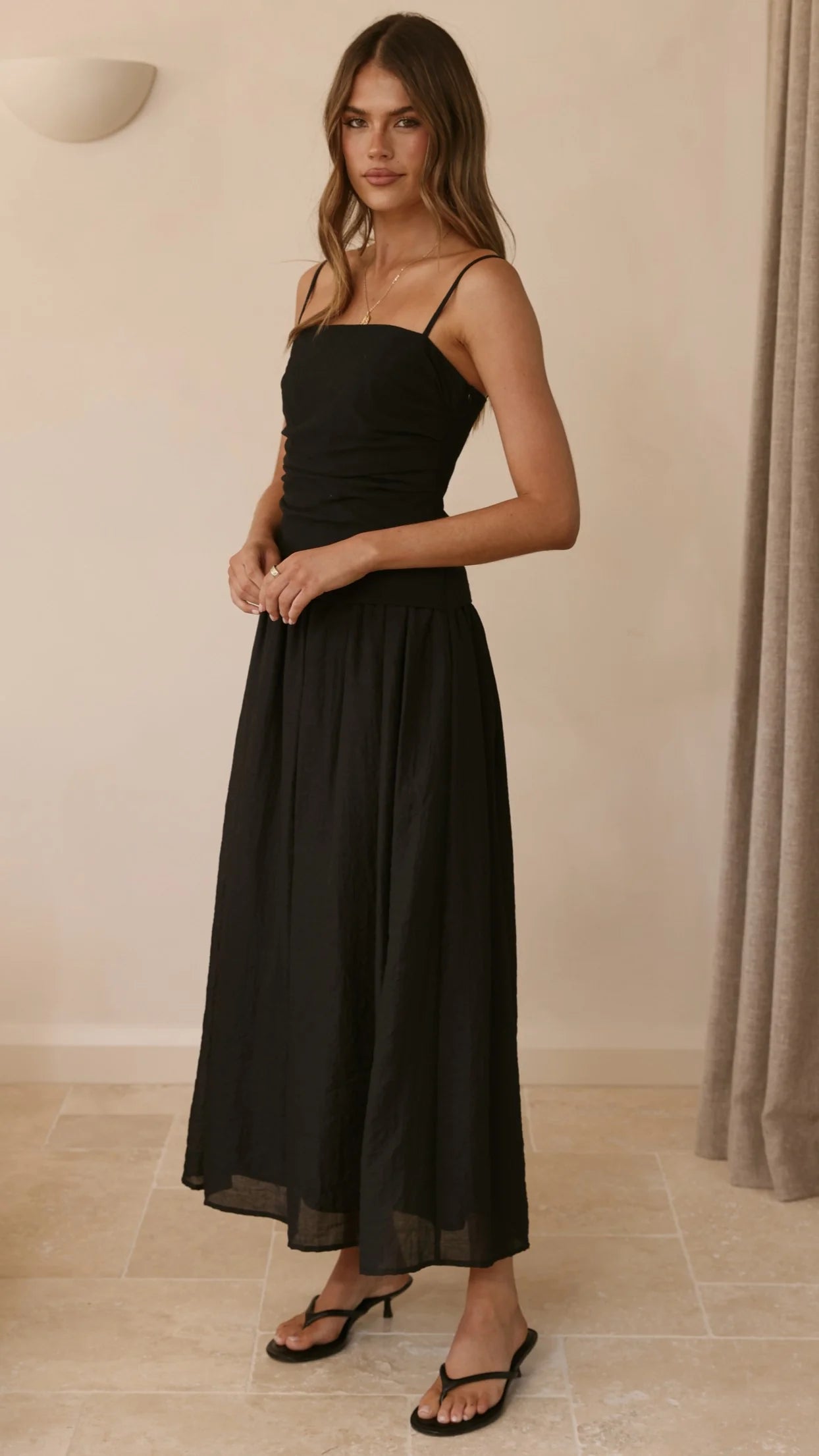 Valentina Maxi Dress - Black