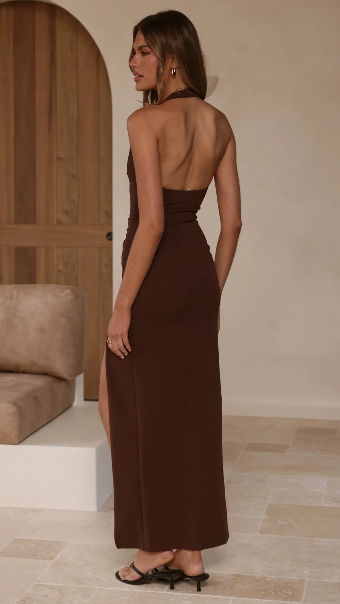 Jessica Maxi Dress - Chocolate