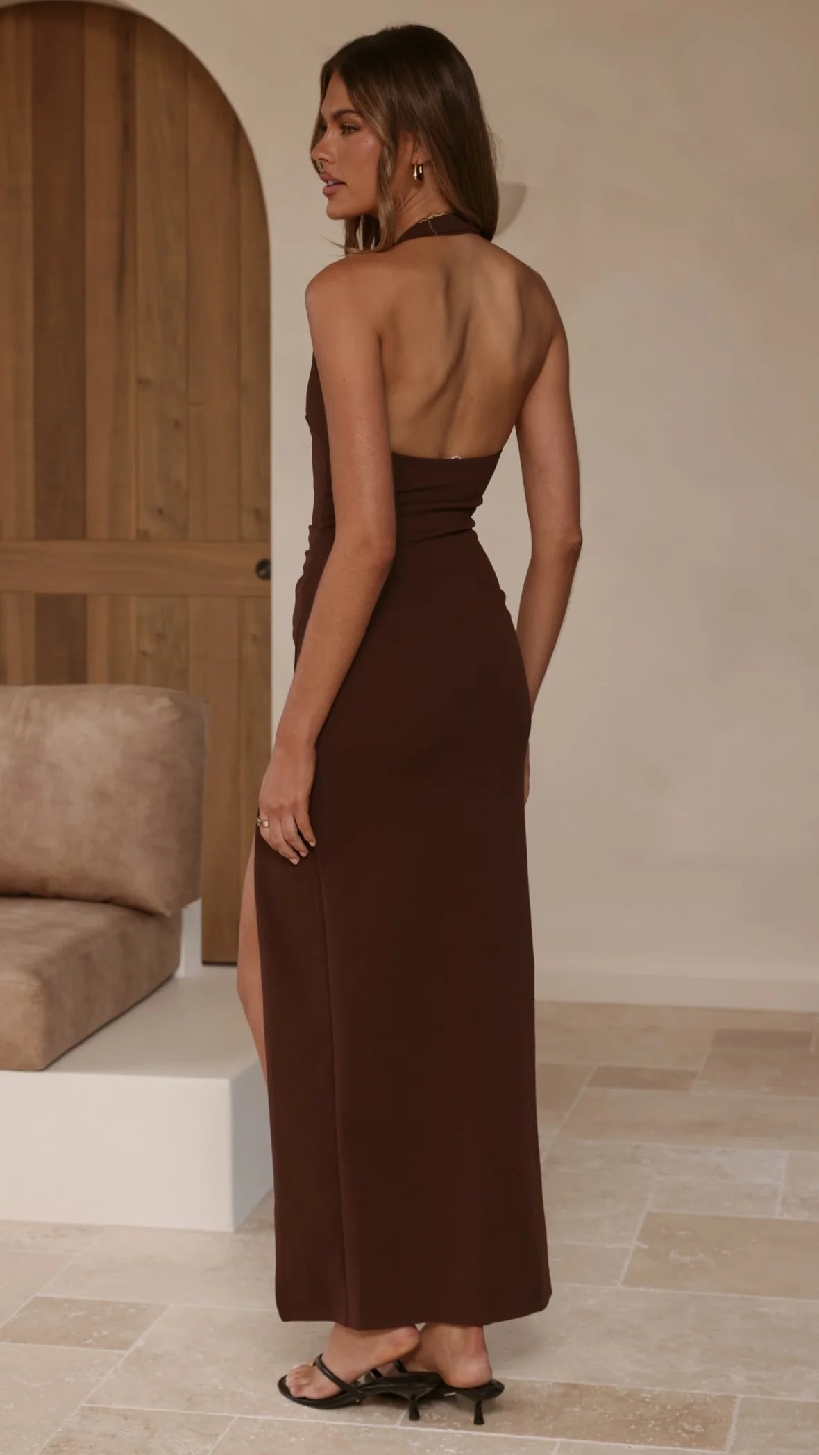 Jessica Maxi Dress - Chocolate