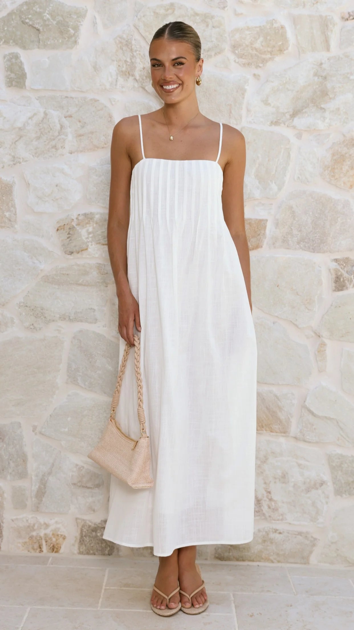 Stayla Maxi Dress - White