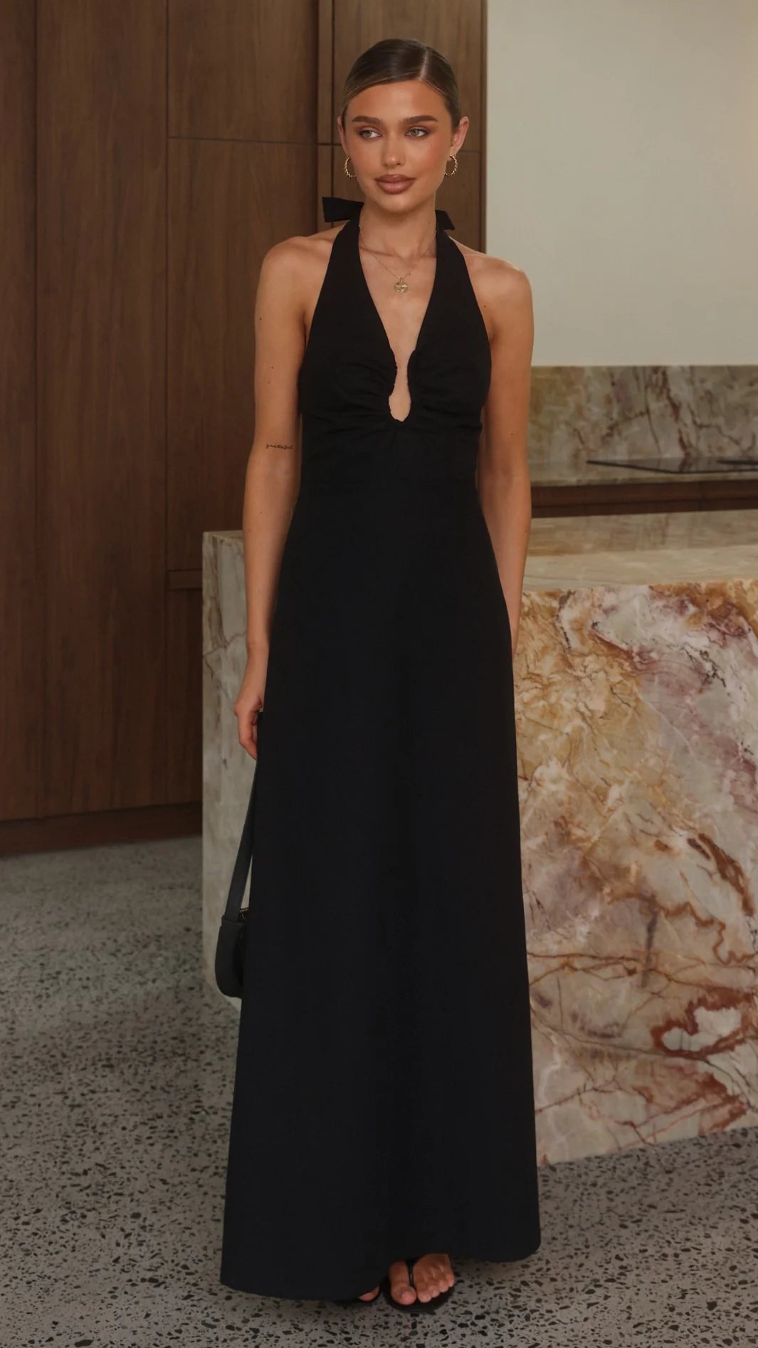 Larna Maxi Dress - Black