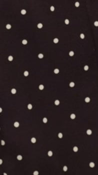 Lula Mini Dress - Brown Polka